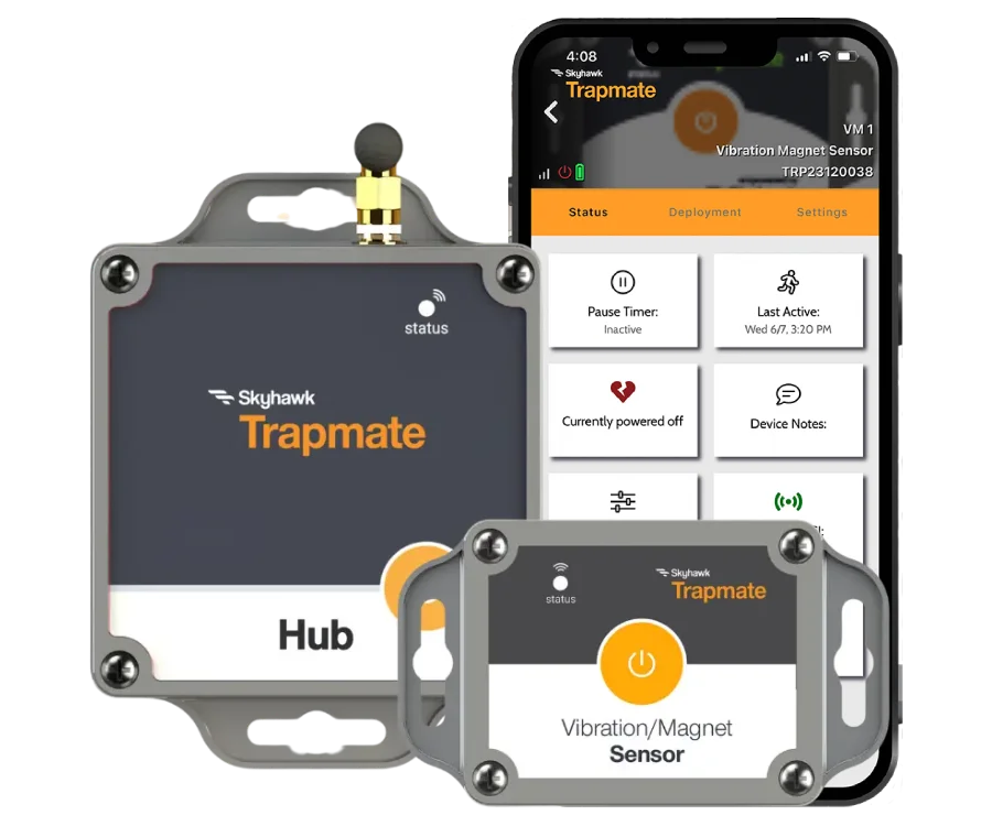 Hub-and-sensor-app-Trapmate